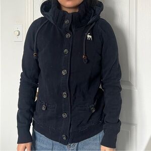 Abercrombie & Fitch Dark Blue Utility Jacket